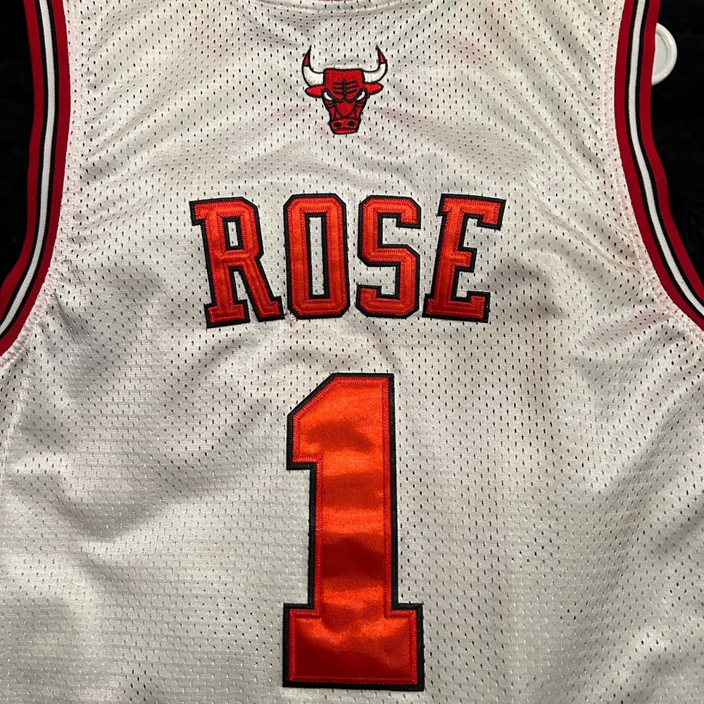 NBA Bulls White Jersey